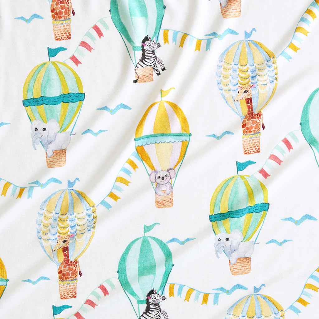 Balloon Wonder Swaddle Beanie Set