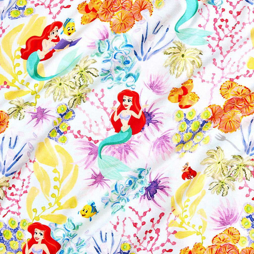 Disney Princess Ariel Footie Ruffled Zippered One Piece