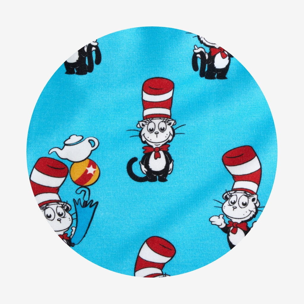 Dr. Seuss Cat in the Hat French Terry Ruffled Shorts