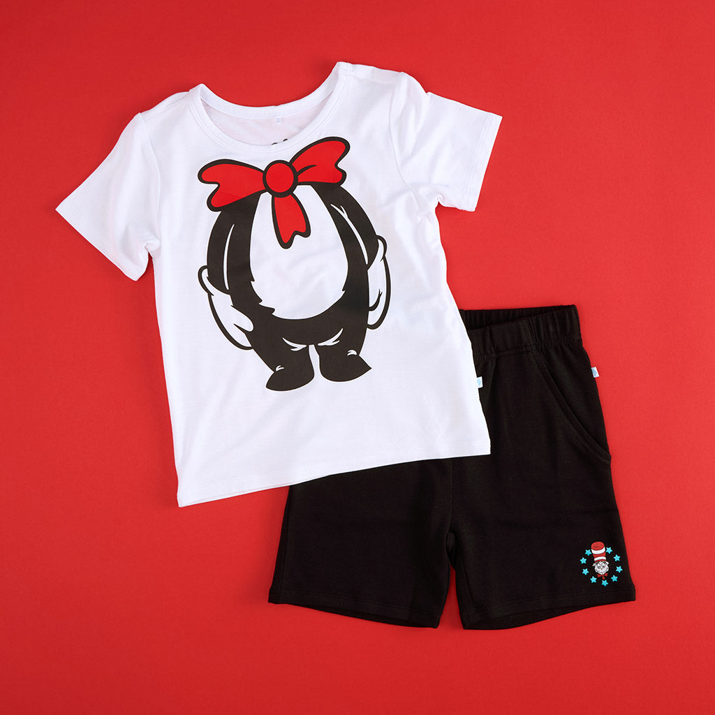 Dr. Seuss Cat Star French Terry Shorts