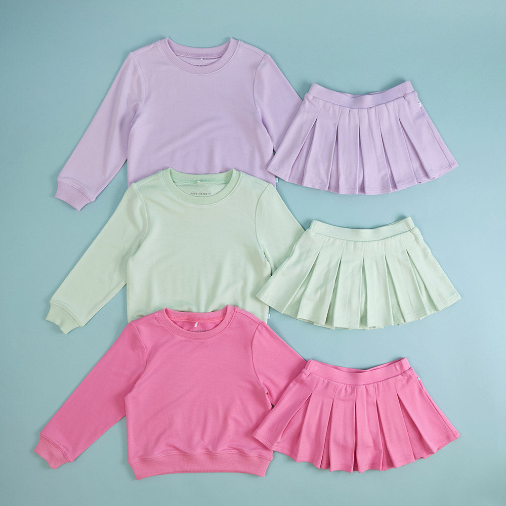 Cruisin' Pink French Terry Pullover Sweatshirt