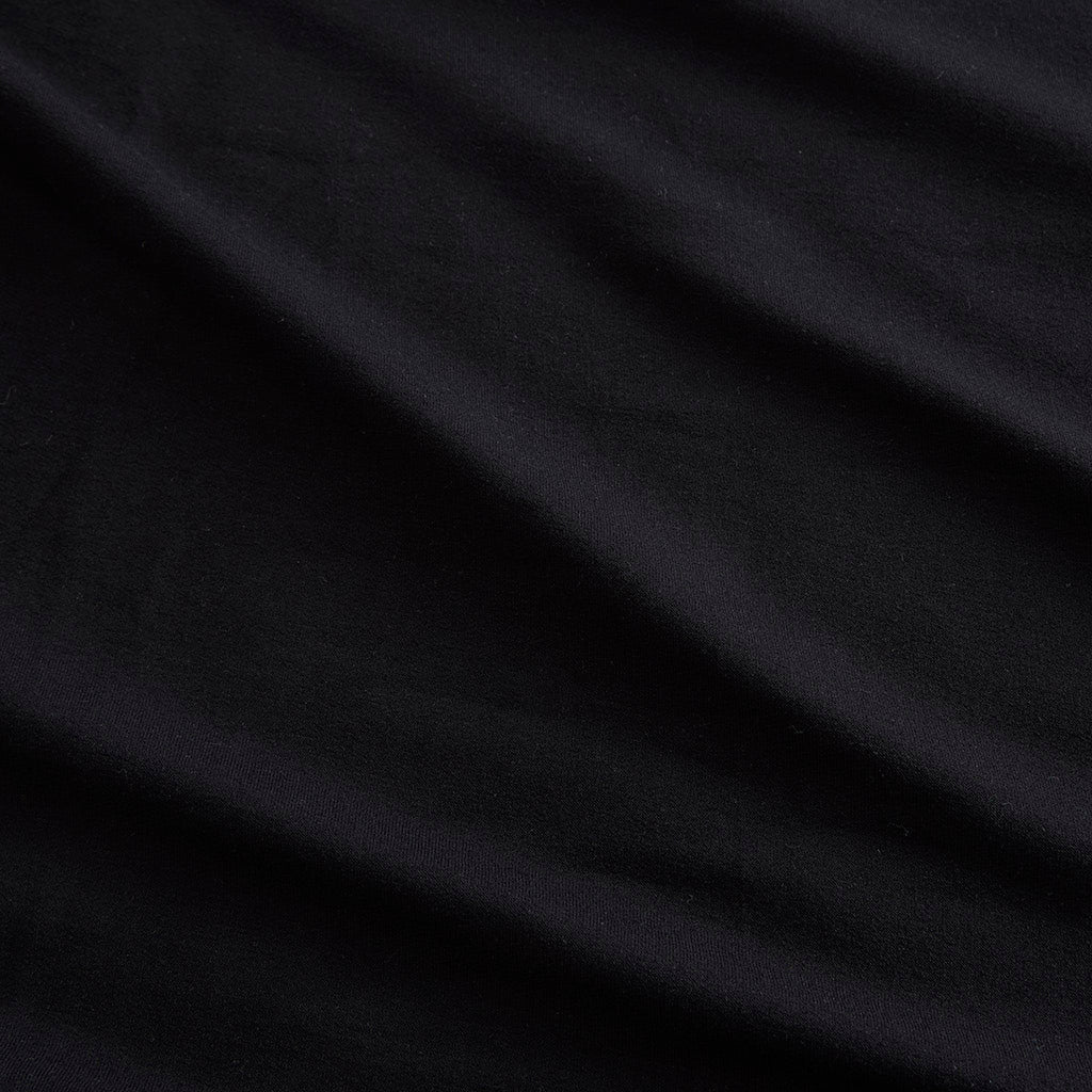 Men's Black French Terry Polo Shirt