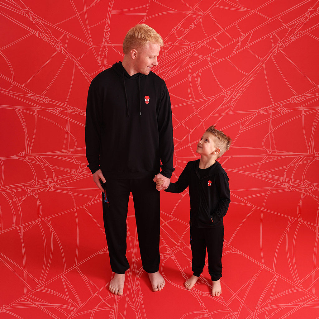 Marvel Spider-Man Men's French Terry Pullover Hoodie