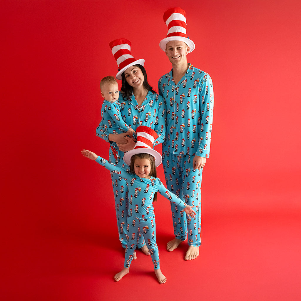Dr. Seuss Cat in the Hat Men's Luxe Pajama Pant Set