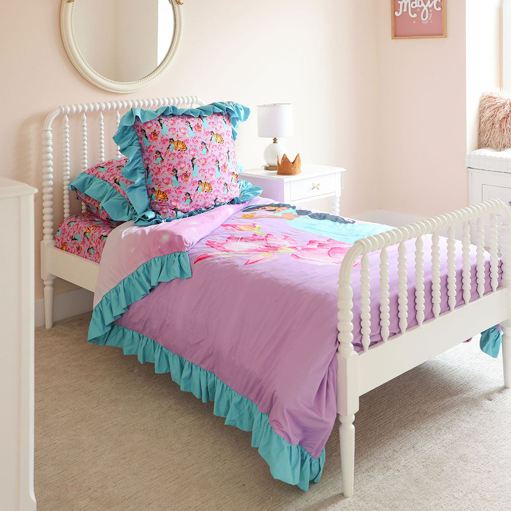 Disney Princess Jasmine Ruffled Euro Sham