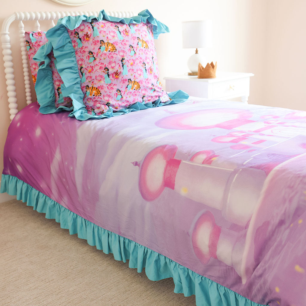 Disney Princess Jasmine Ruffled Euro Sham