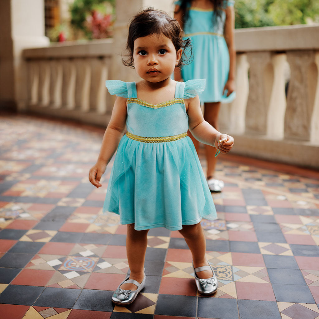 Disney Jasmine Velour Bodysuit Dress