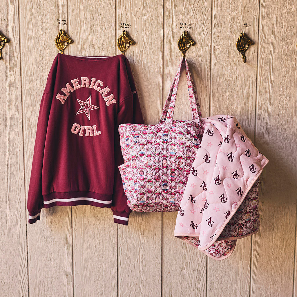 American Girl? Blackberry Women's Fleece Varsity Jacket