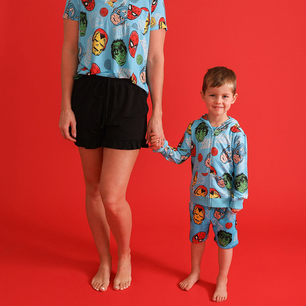 Marvel Heroes French Terry Zippered Hoodie