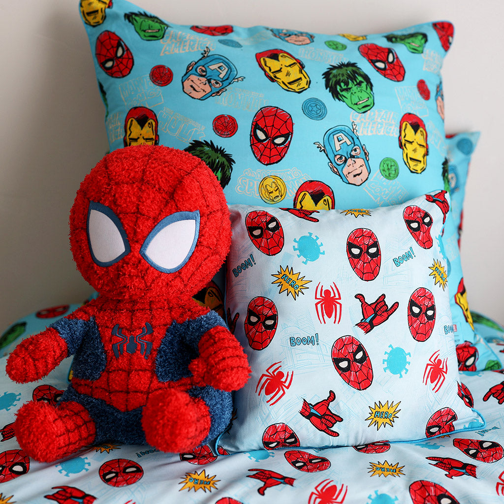 Marvel Heroes Square Throw Pillow Cover
