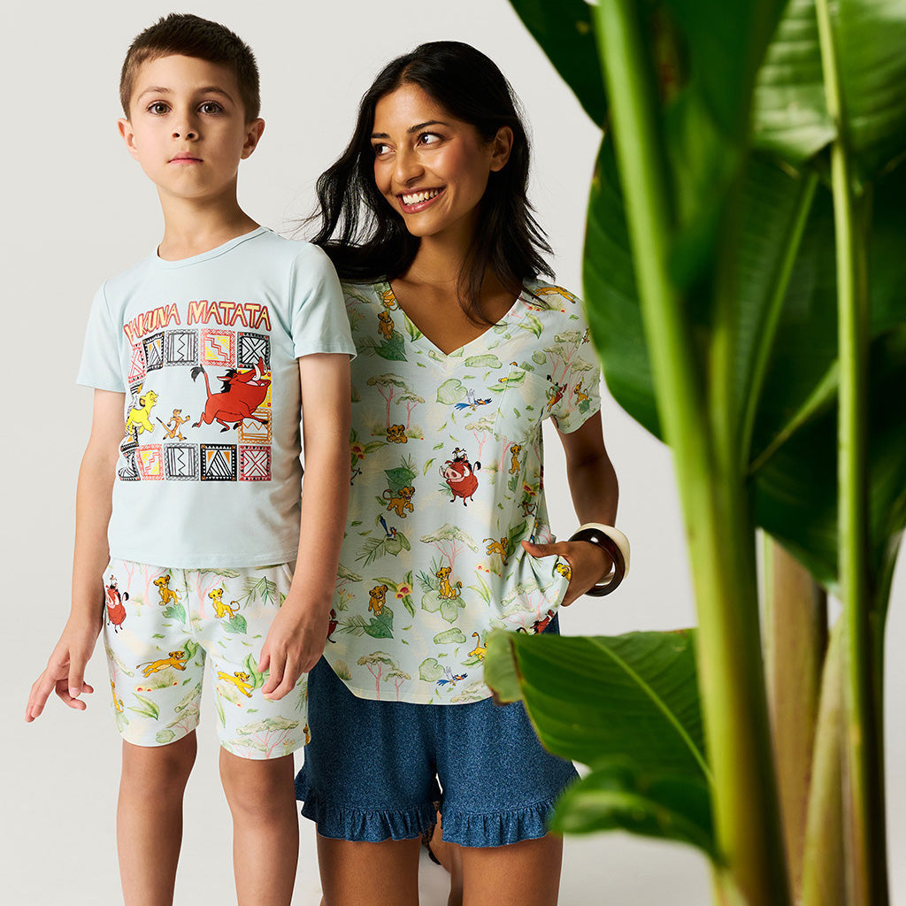 Disney Simba & Friends French Terry Shorts