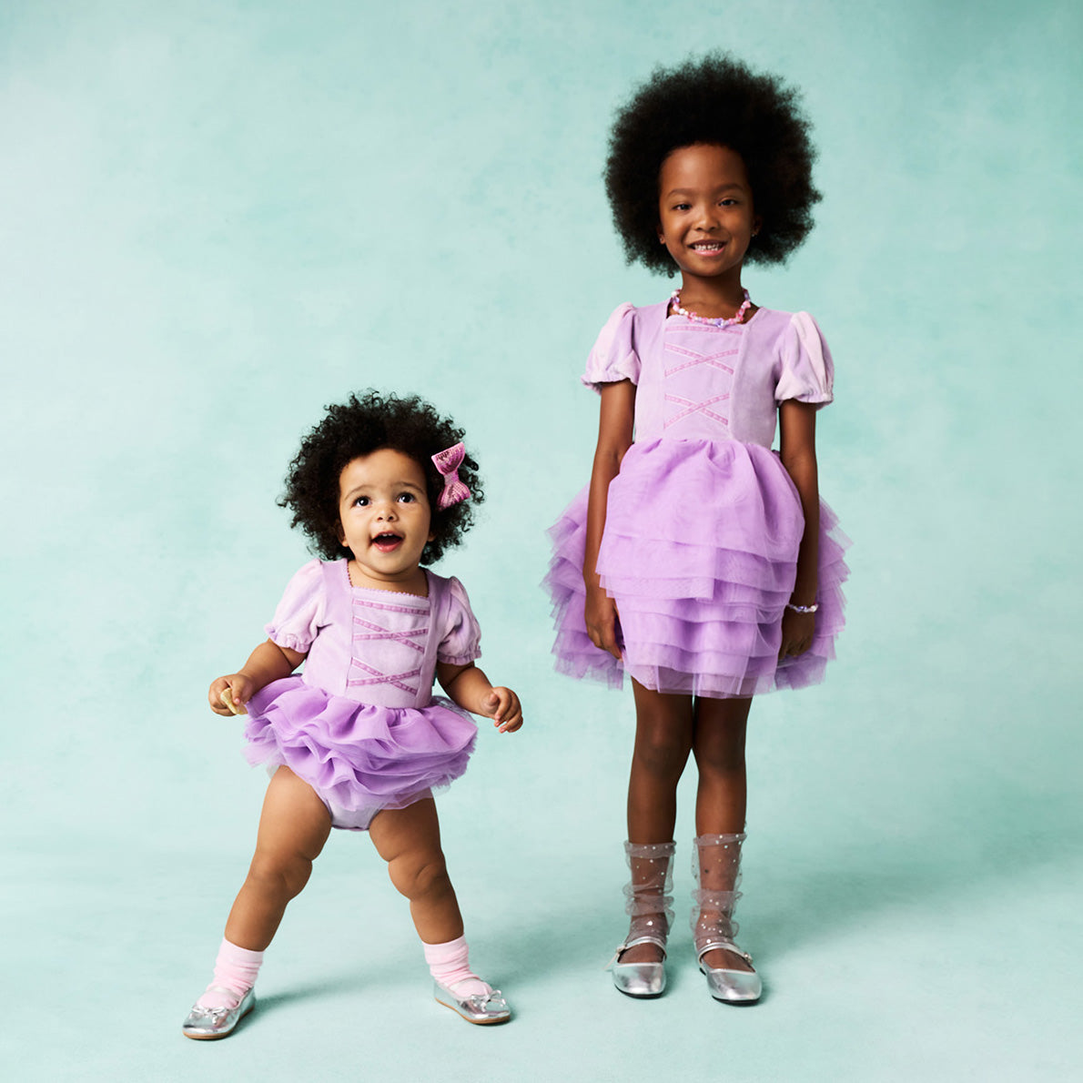 Disney Rapunzel Velour Bodysuit Dress