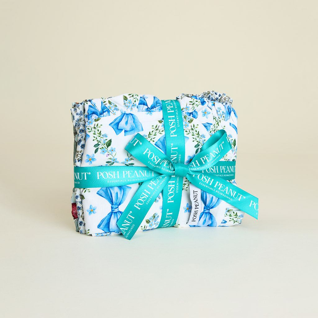 Emersyn Ruffled Burp Cloth Set