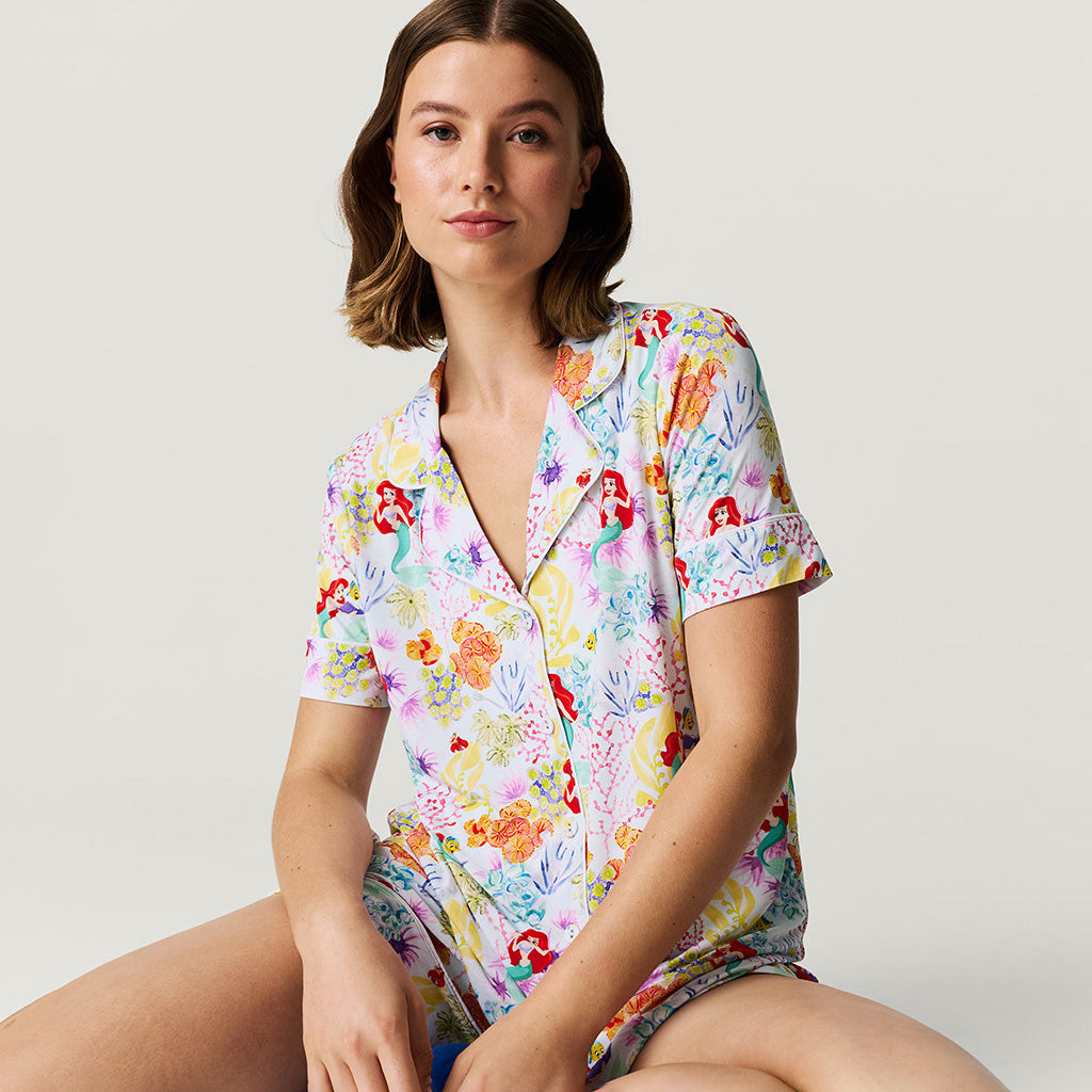 Disney Princess Ariel Women's Luxe Pajama Short Set