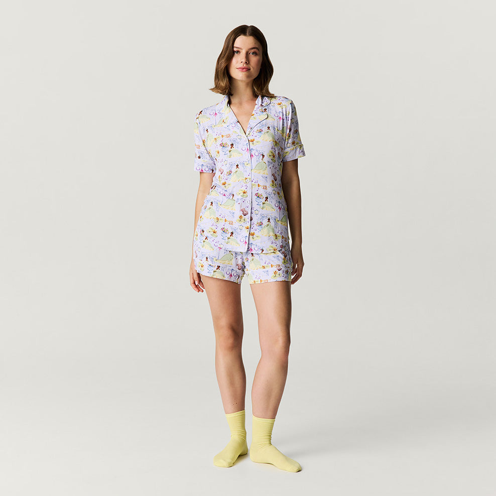 Disney Princess Tiana Women's Luxe Pajama Short Set