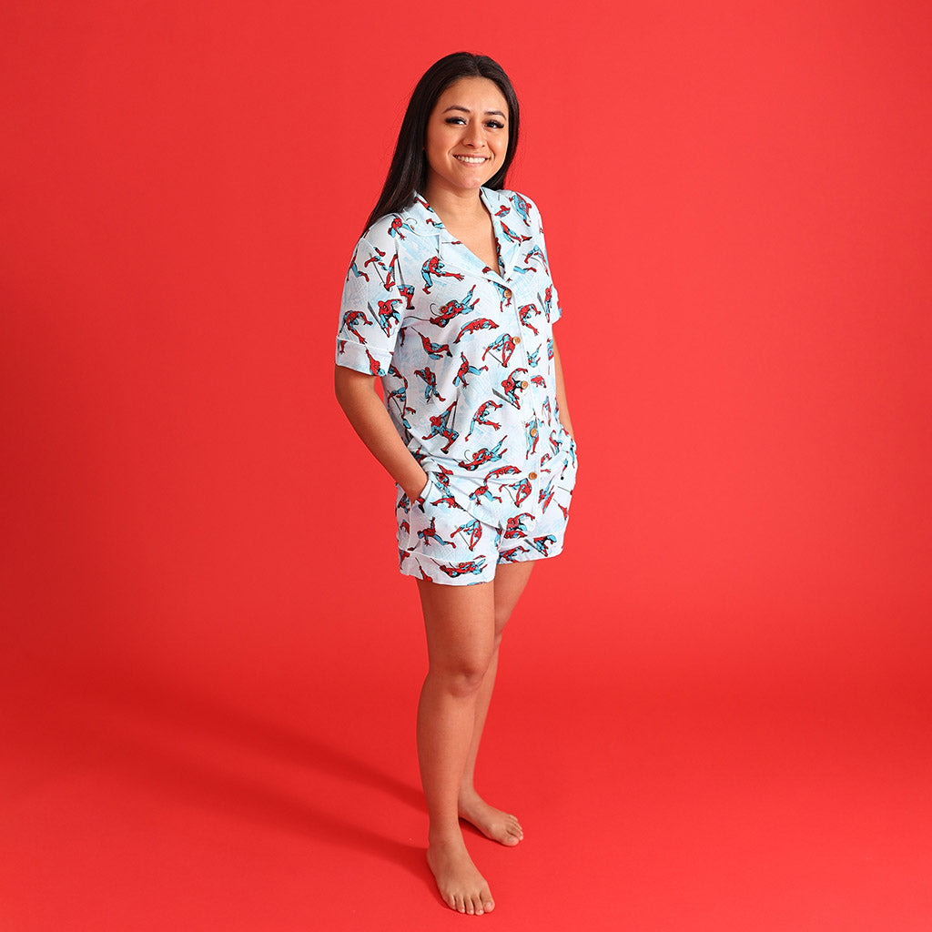 Marvel Spider-Man Women's Luxe Pajama Short Set