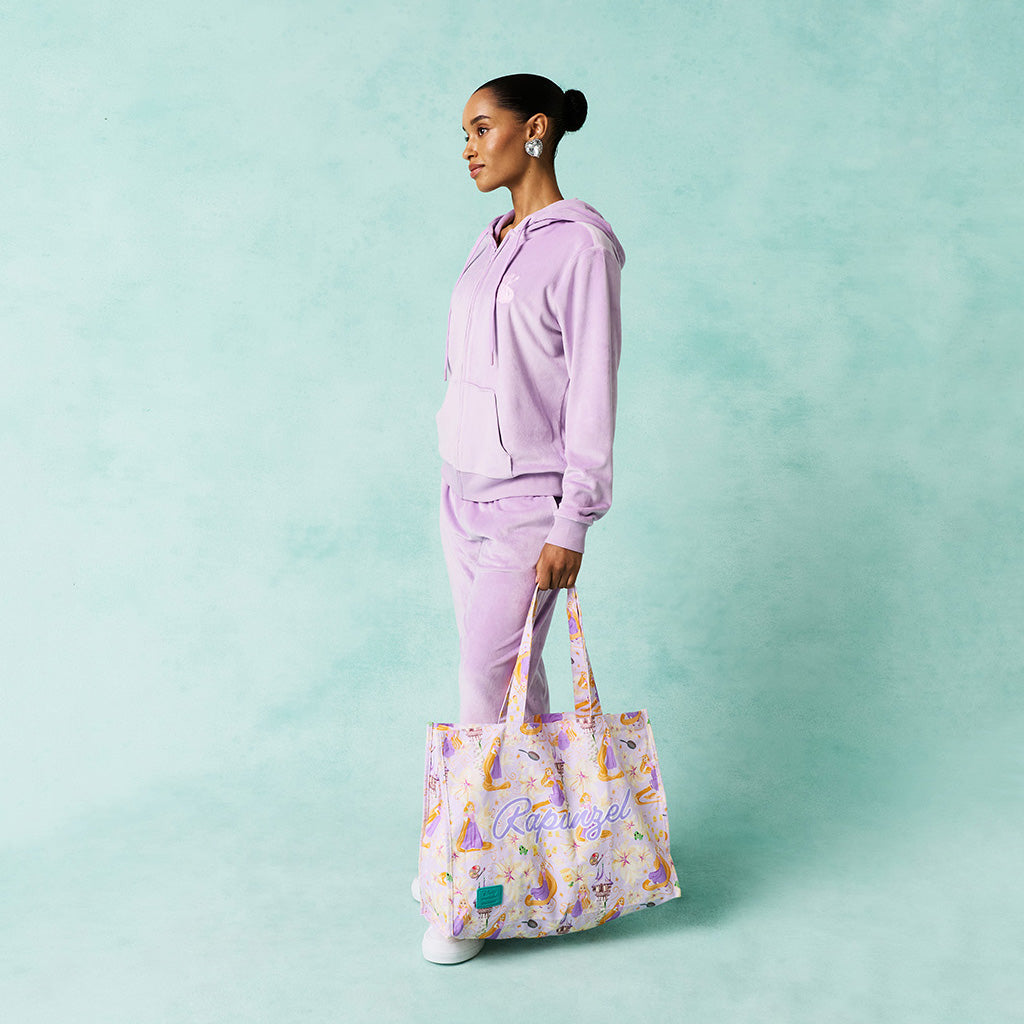 Disney Rapunzel Women's Velour Zip Hoodie