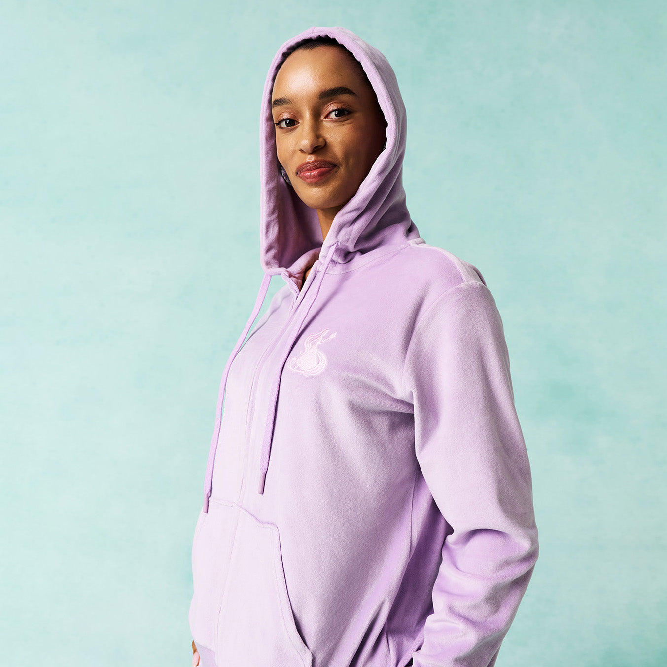 Disney Rapunzel Women's Velour Zip Hoodie