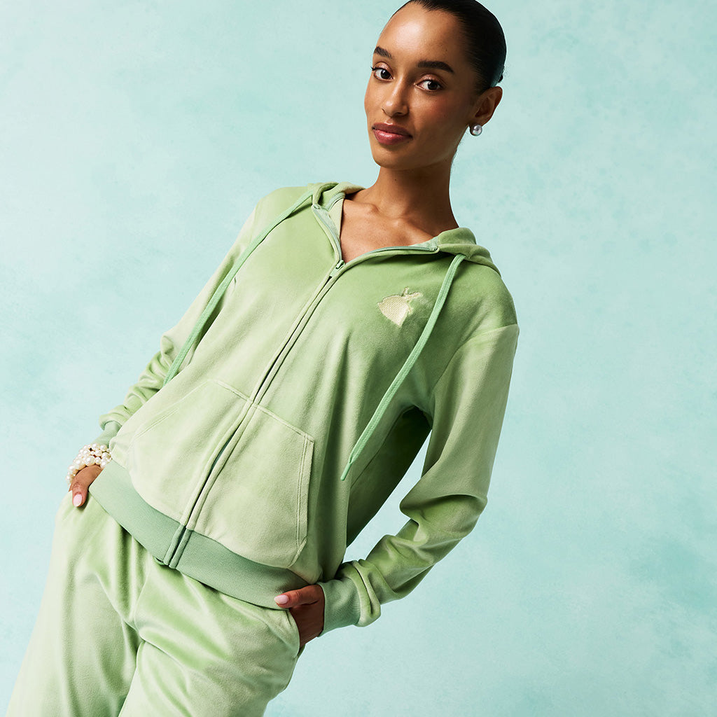 Disney Tiana Women's Velour Zip Hoodie