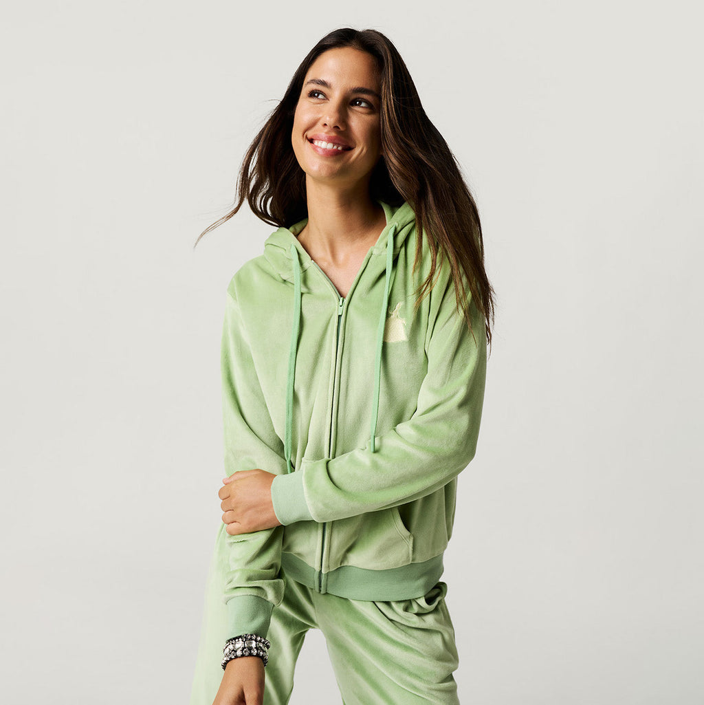 Disney Tiana Women's Velour Zip Hoodie