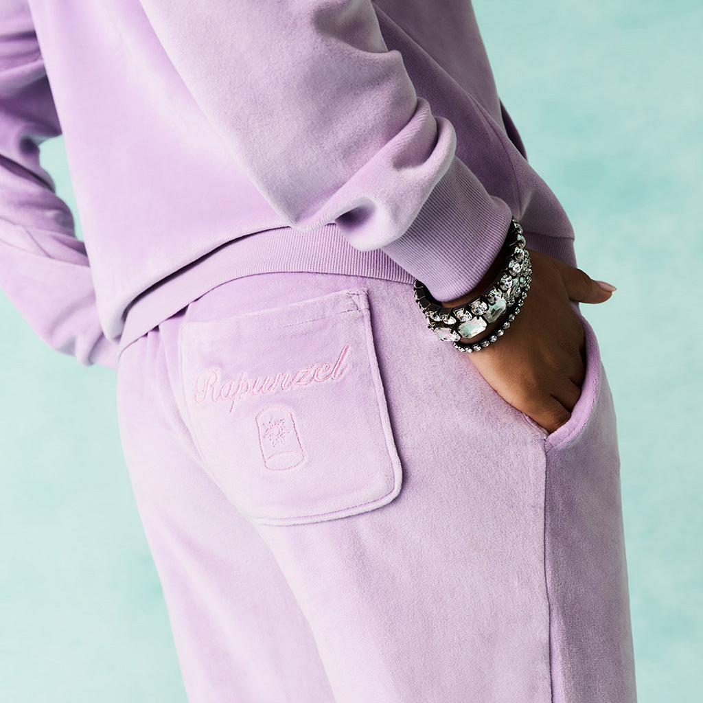 Disney Rapunzel Women's Velour Joggers