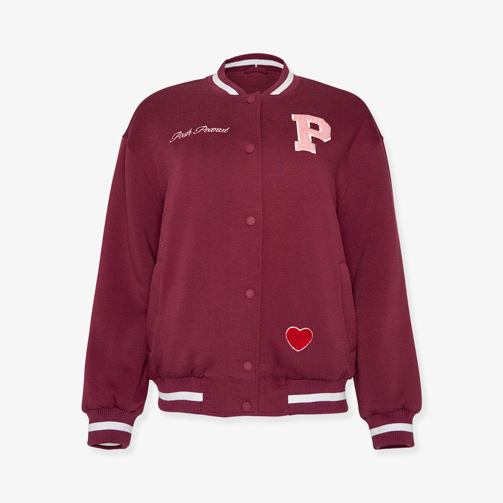 American Girl? Blackberry Women's Fleece Varsity Jacket