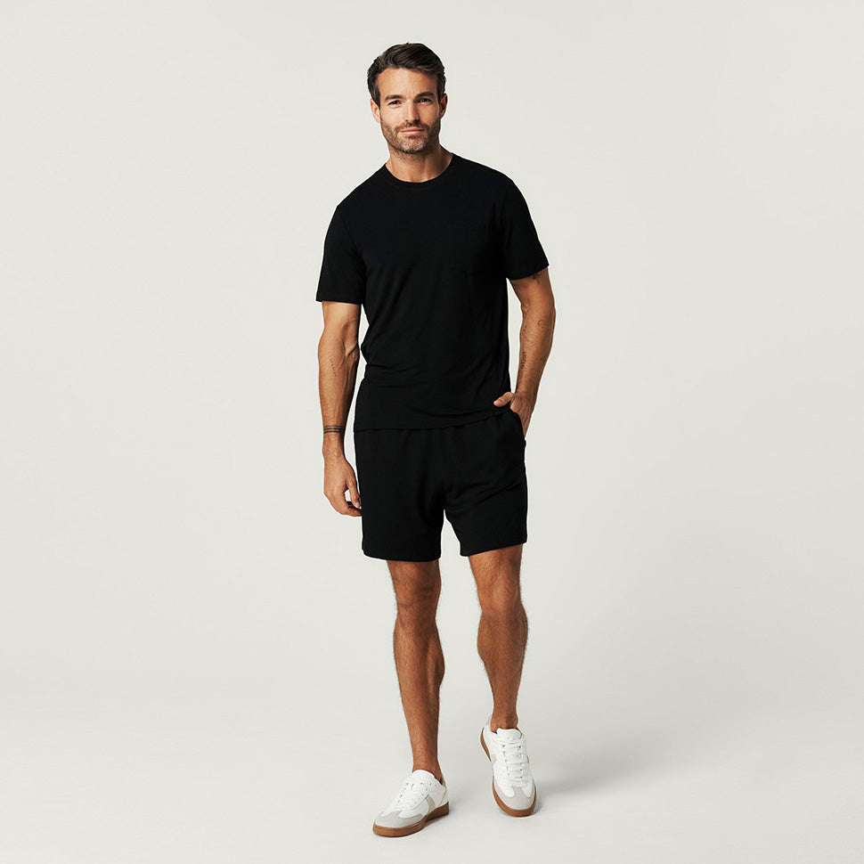 Men's Black Pocket Tee
