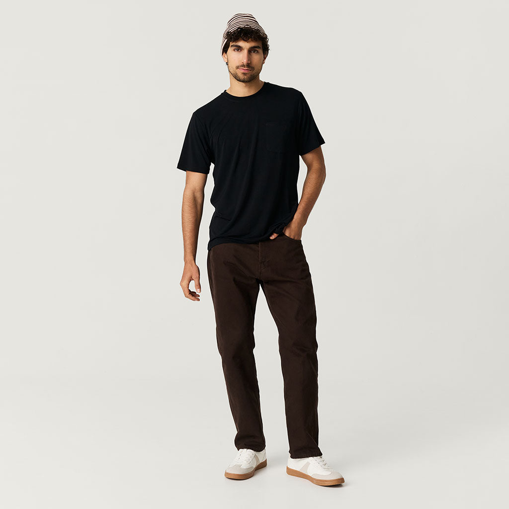 Men's Black Pocket Tee