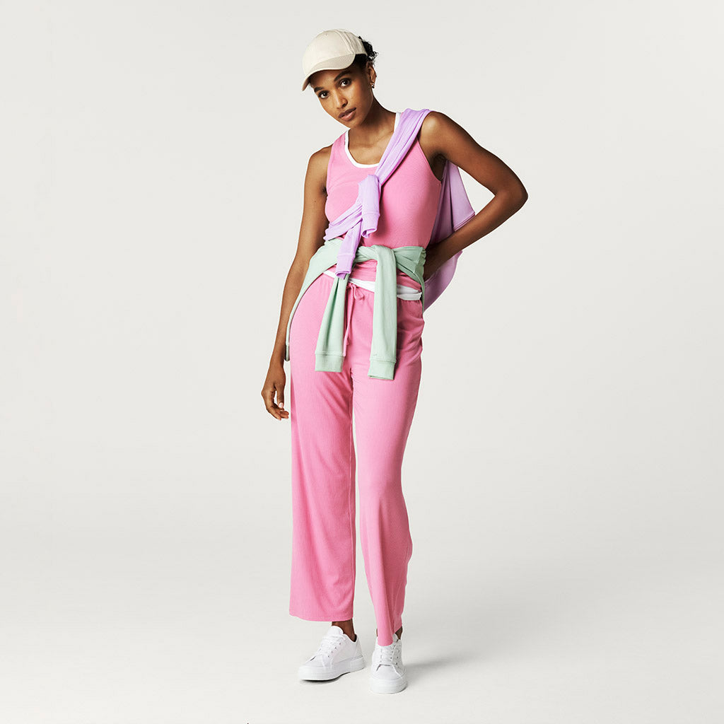 Cruisin' Pink Women's Premium Knit Straight Pants