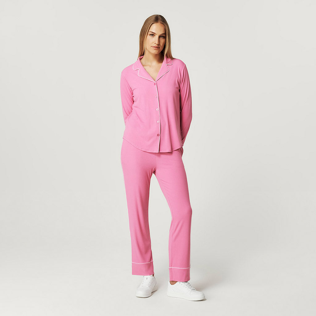 Cruisin' Pink Women's Premium Knit Luxe Pajama Set