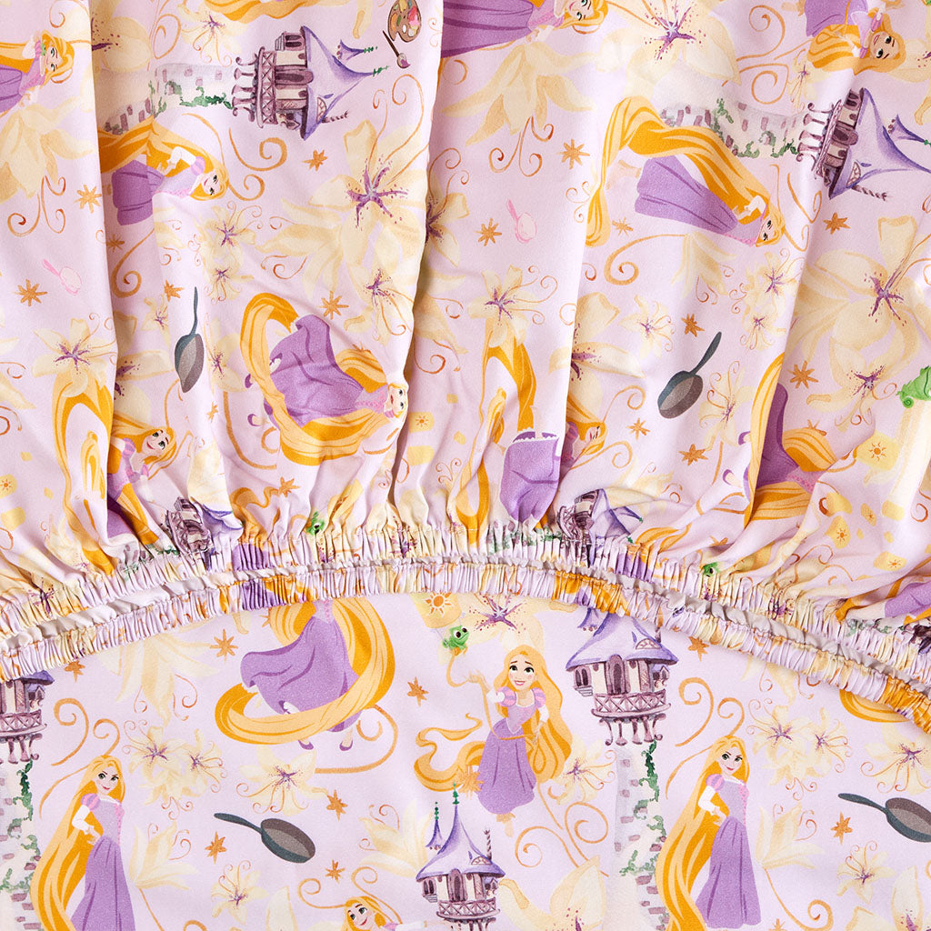 Disney Princess Rapunzel Sheet Pillow Cover Set