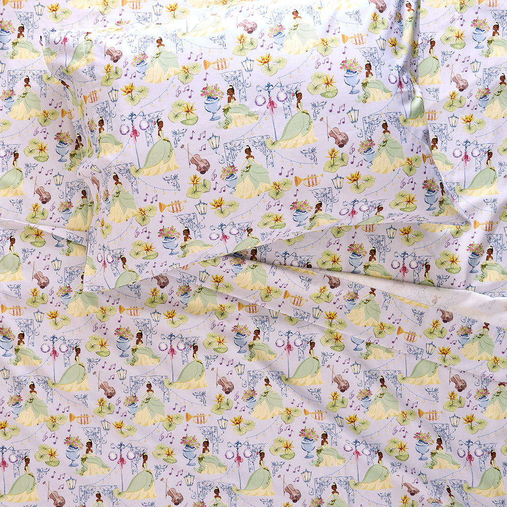 Disney Princess Tiana Sheet Pillow Cover Set