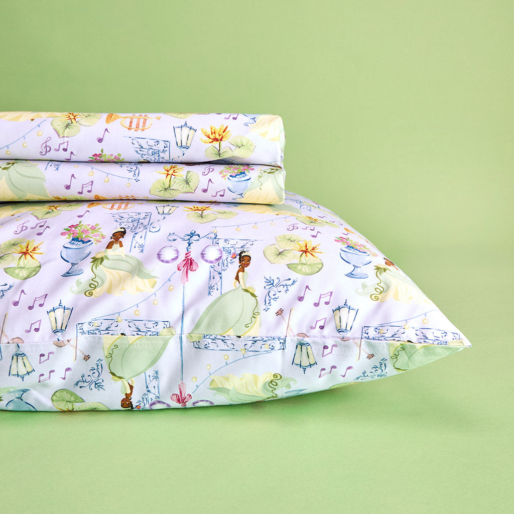 Disney Princess Tiana Sheet Pillow Cover Set