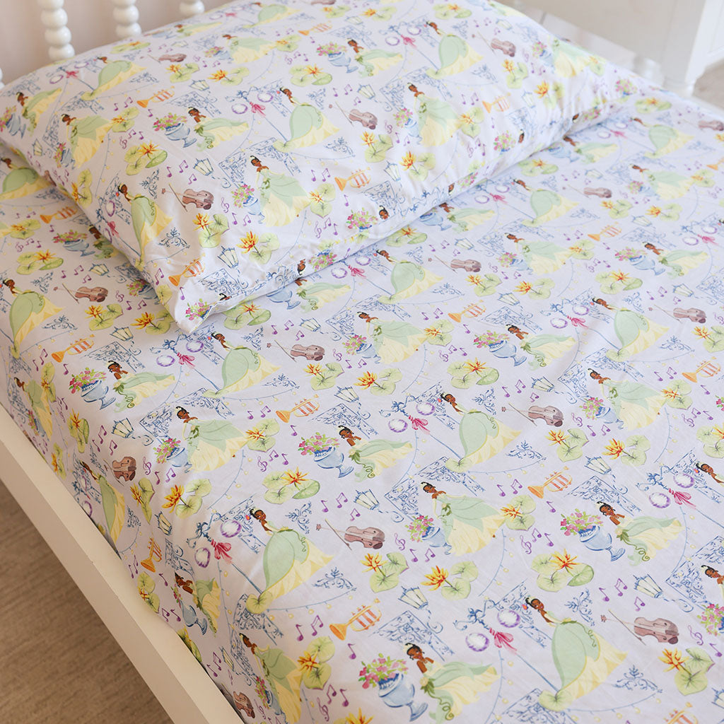 Disney Princess Tiana Sheet Pillow Cover Set