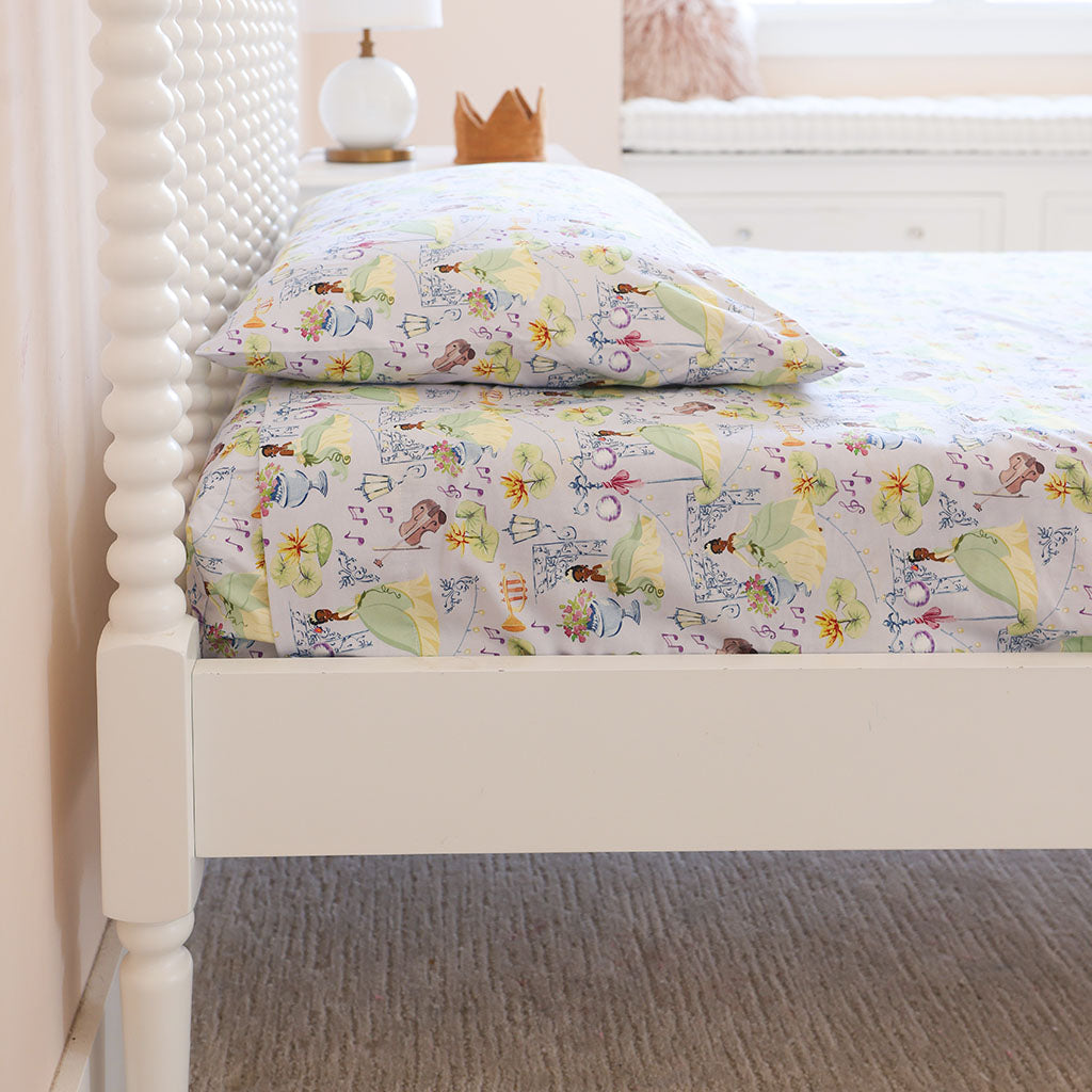 Disney Princess Tiana Sheet Pillow Cover Set