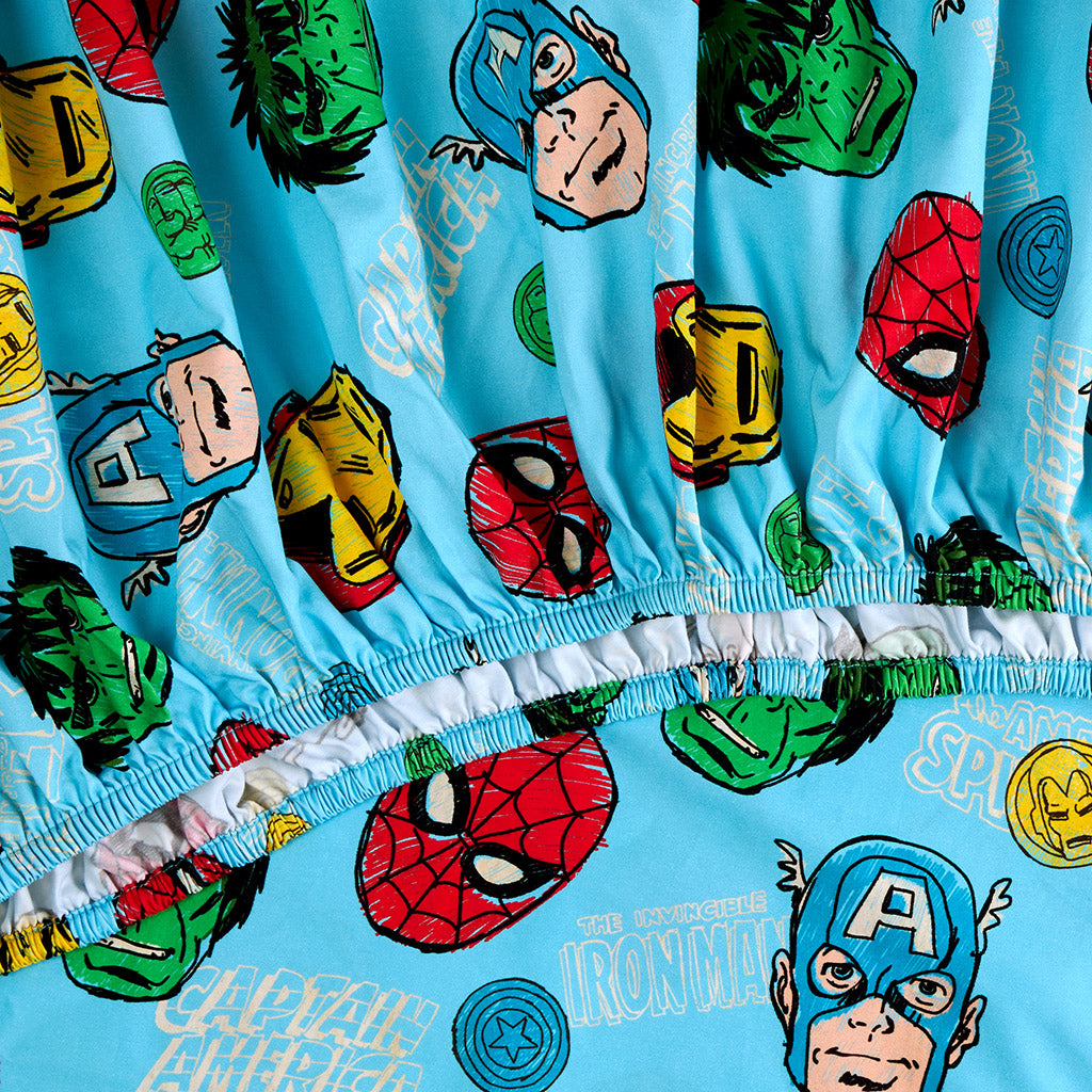 Marvel Heroes Sheet Pillow Cover Set