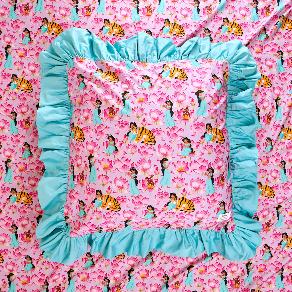 Disney Princess Jasmine Ruffled Euro Sham