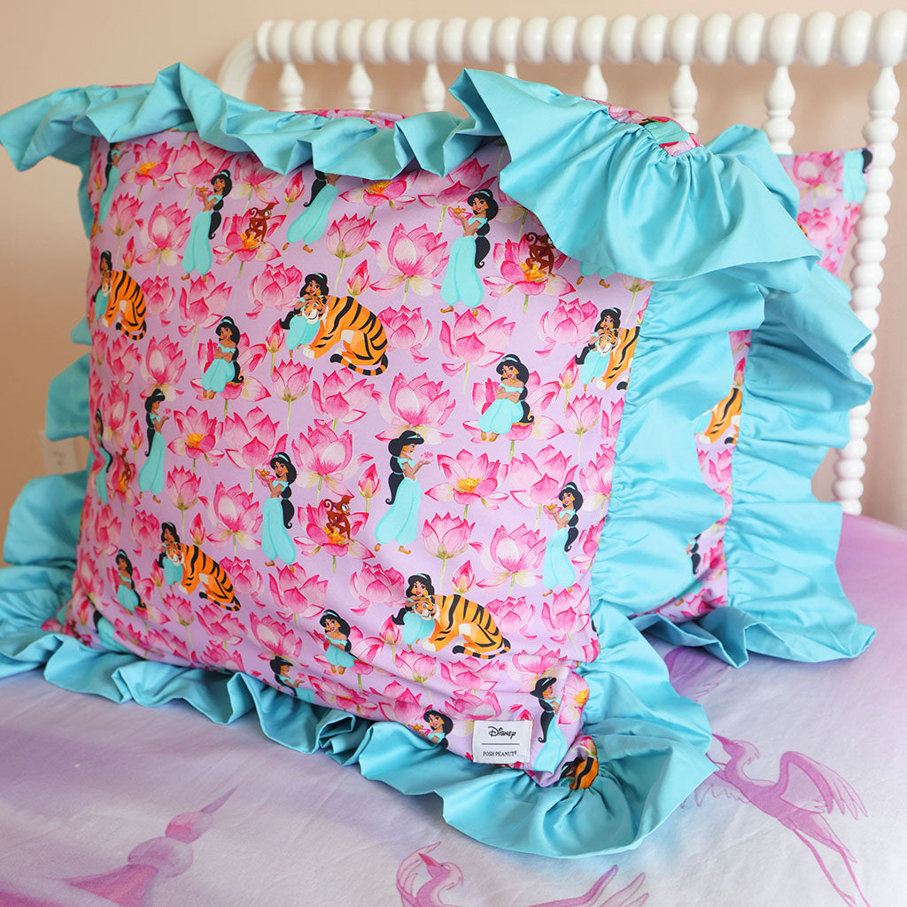 Disney Princess Jasmine Ruffled Euro Sham
