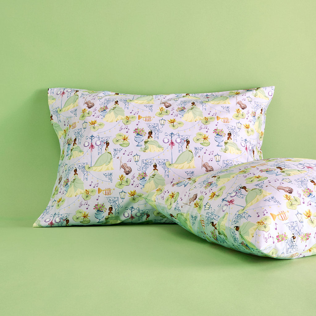 Disney Princess Tiana Pillowcase Set