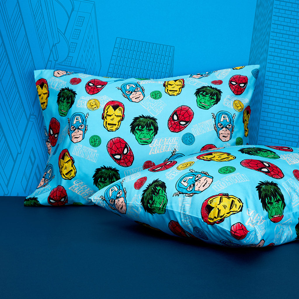 Marvel Heroes Pillowcase Set