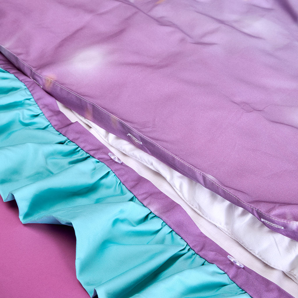 Disney Princess Jasmine Reversible Ruffled Duvet Cover