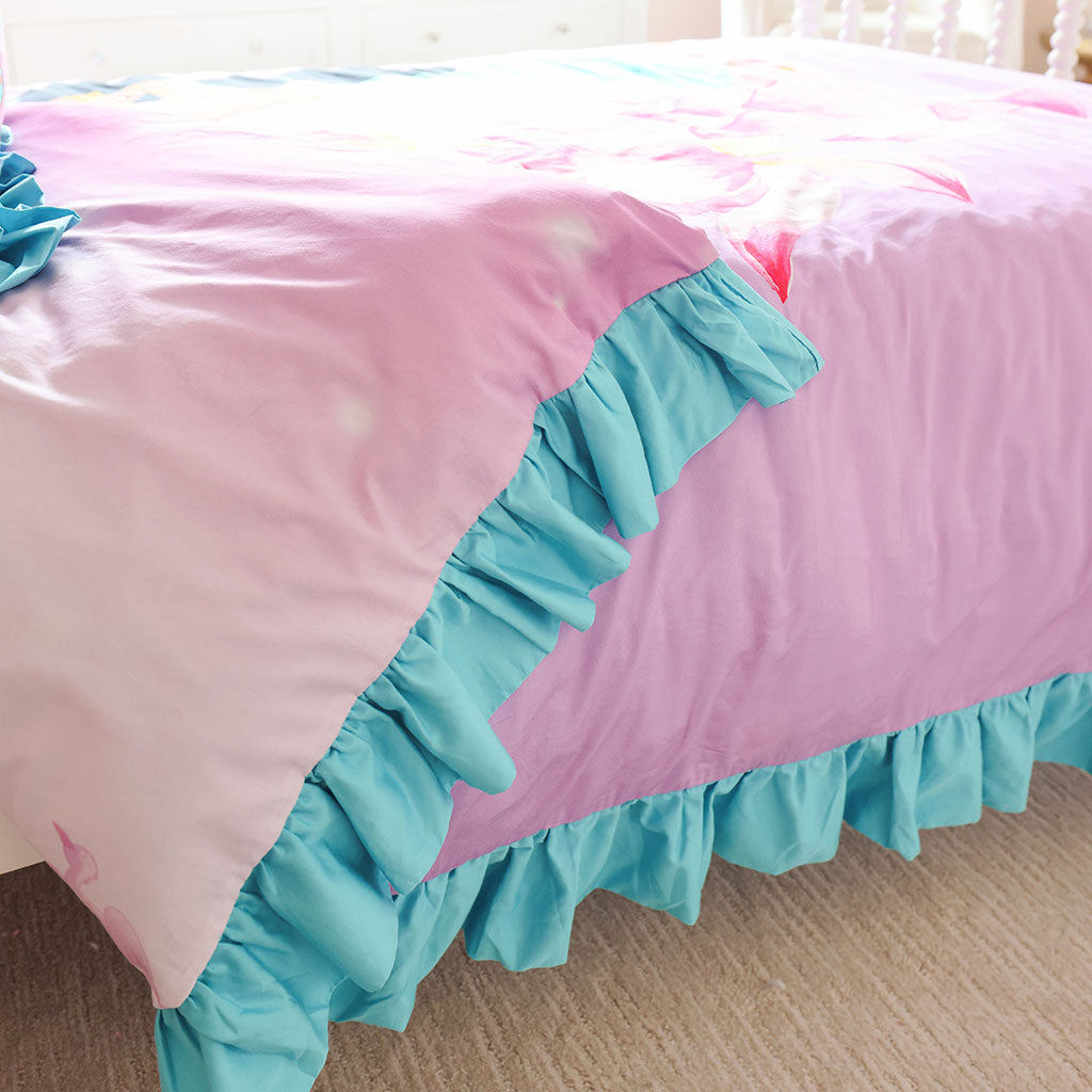 Disney Princess Jasmine Reversible Ruffled Duvet Cover