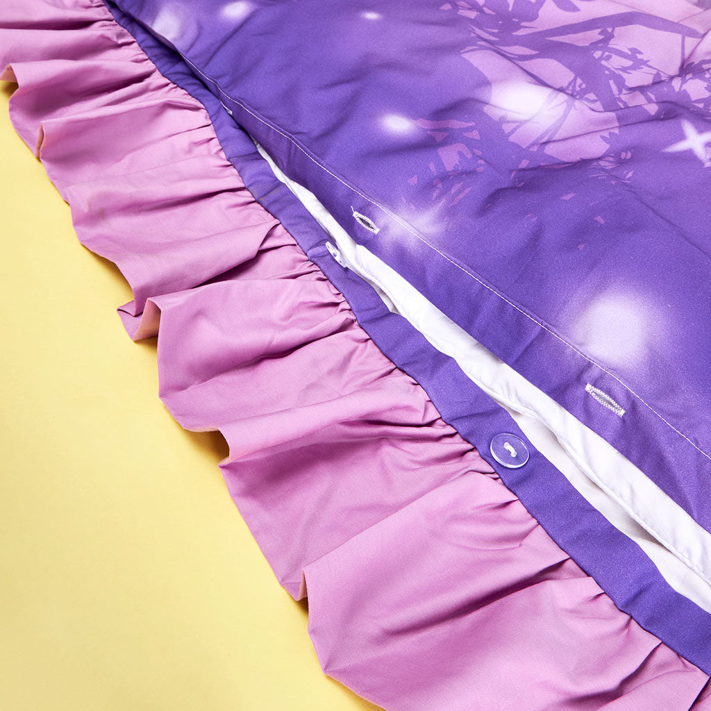 Disney Princess Rapunzel Reversible Ruffled Duvet Cover