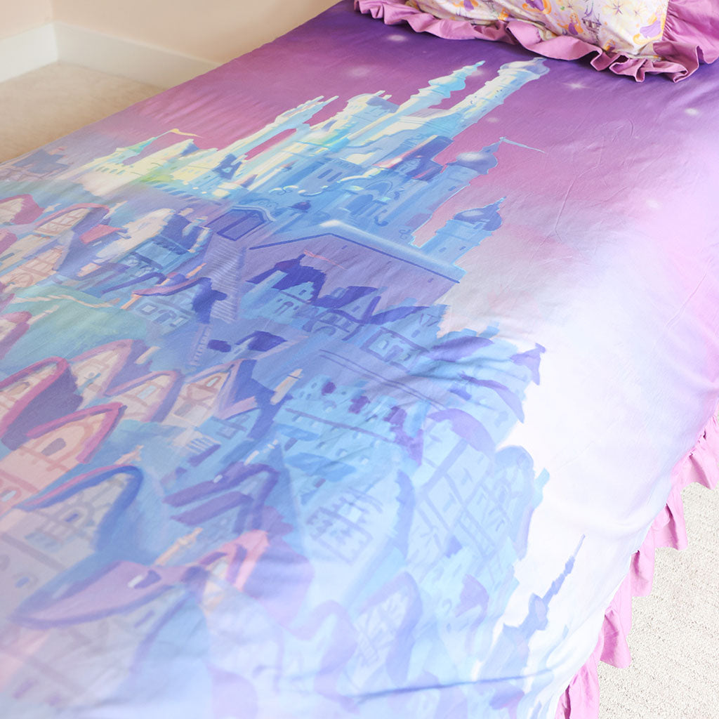 Disney Princess Rapunzel Reversible Ruffled Duvet Cover