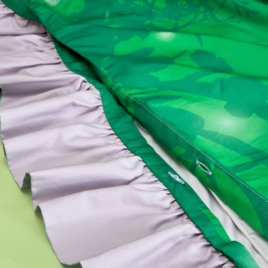 Disney Princess Tiana Reversible Ruffled Duvet Cover