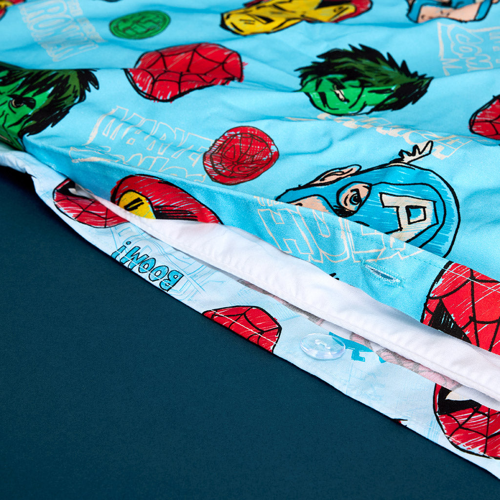 Marvel Heroes Reversible Duvet Cover