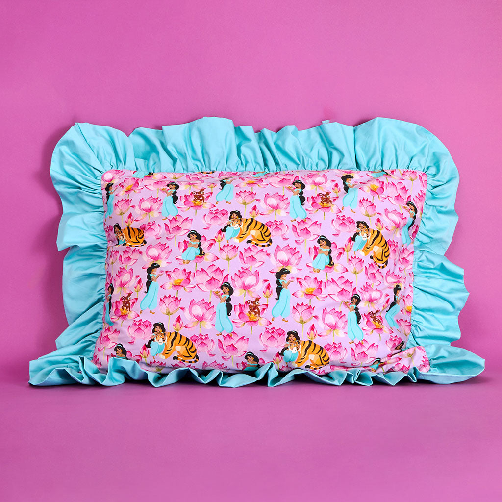 Disney Princess Jasmine Ruffled Pillowcase