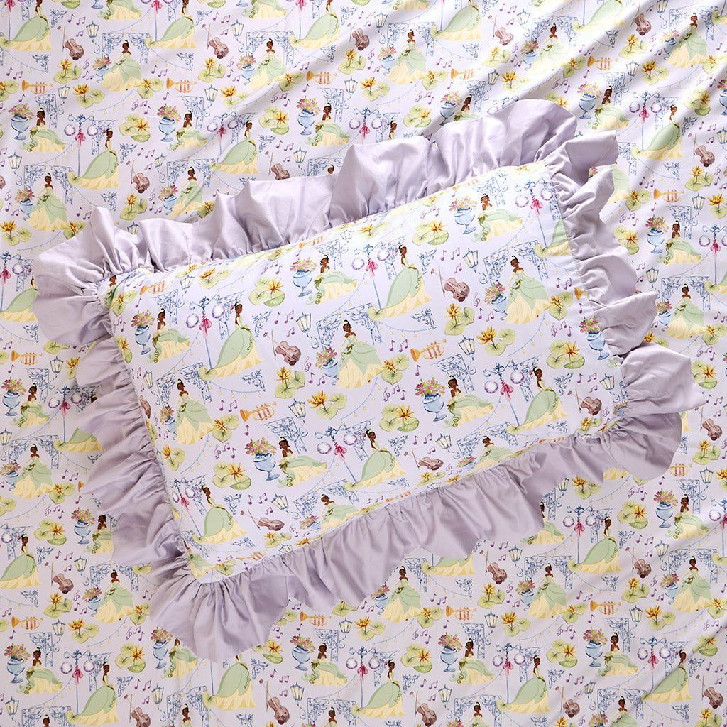 Disney Princess Tiana Ruffled Pillowcase