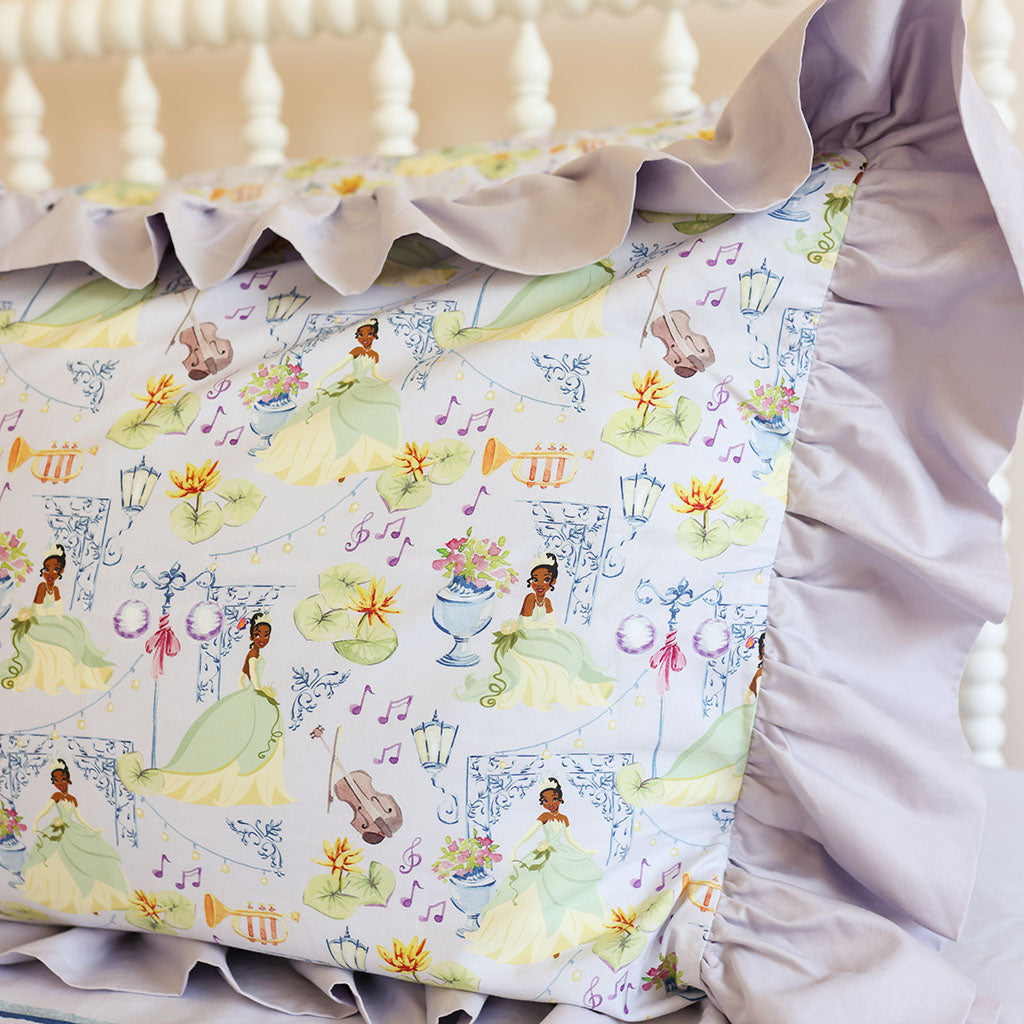 Disney Princess Tiana Ruffled Pillowcase
