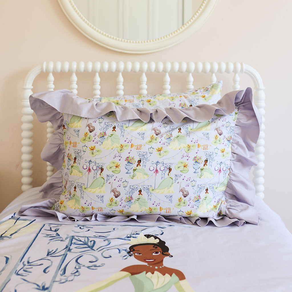Disney Princess Tiana Ruffled Pillowcase